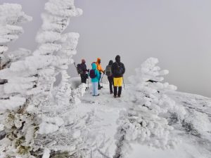 Bangor Outdoor Club Saddleback The Horn Winter Hike Rangeley Maine 