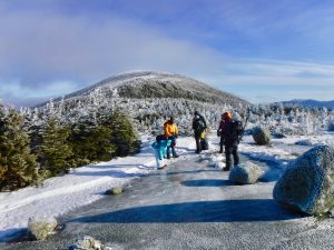 Bangor Outdoor Club Saddleback The Horn Winter Hike Rangeley Maine 