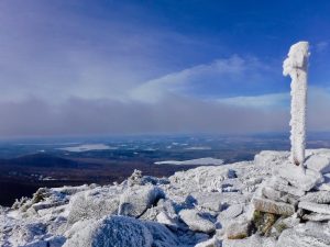 Bangor Outdoor Club Saddleback The Horn Winter Hike Rangeley Maine 