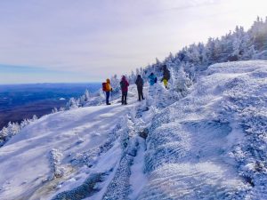 Bangor Outdoor Club Saddleback The Horn Winter Hike Rangeley Maine 