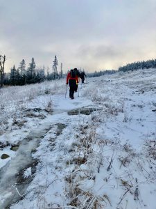 Bangor Outdoor Club Saddleback The Horn Winter Hike Rangeley Maine 