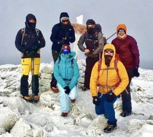 Bangor Outdoor Club Saddleback The Horn Winter Hike Rangeley Maine 