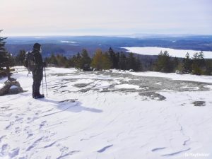 Great Pond Mountain Wildlands Orland Maine Winter Hike