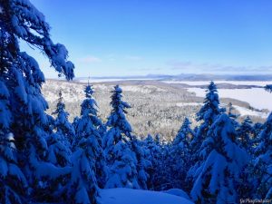 Greenville Moosehead Lake Area Little Moose Mountain Winter Snowshoe