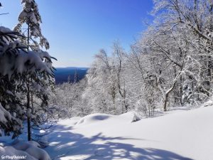 Greenville Moosehead Lake Area Little Moose Mountain Winter Snowshoe