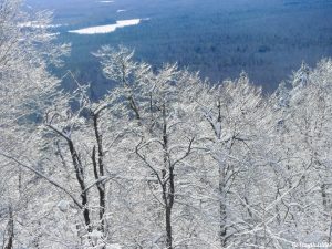 Greenville Moosehead Lake Area Little Moose Mountain Winter Snowshoe