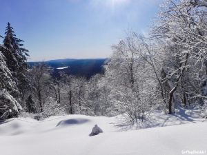 Greenville Moosehead Lake Area Little Moose Mountain Winter Snowshoe