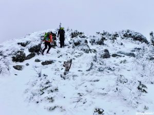 The Bigelows 4000 footers Avery Peak West Peak Maine Winter