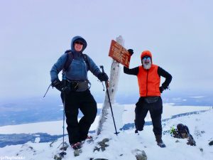 The Bigelows 4000 footers Avery Peak West Peak Maine Winter