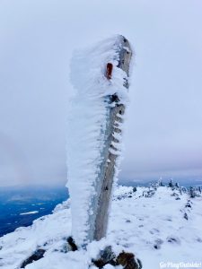 The Bigelows 4000 footers Avery Peak West Peak Maine Winter