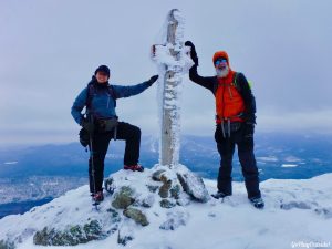 The Bigelows 4000 footers Avery Peak West Peak Maine Winter