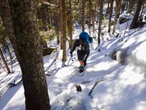 A Steep and Icy Ascent Acadia National Park