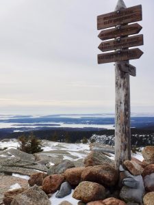 Winter Hiking Acadia National Park